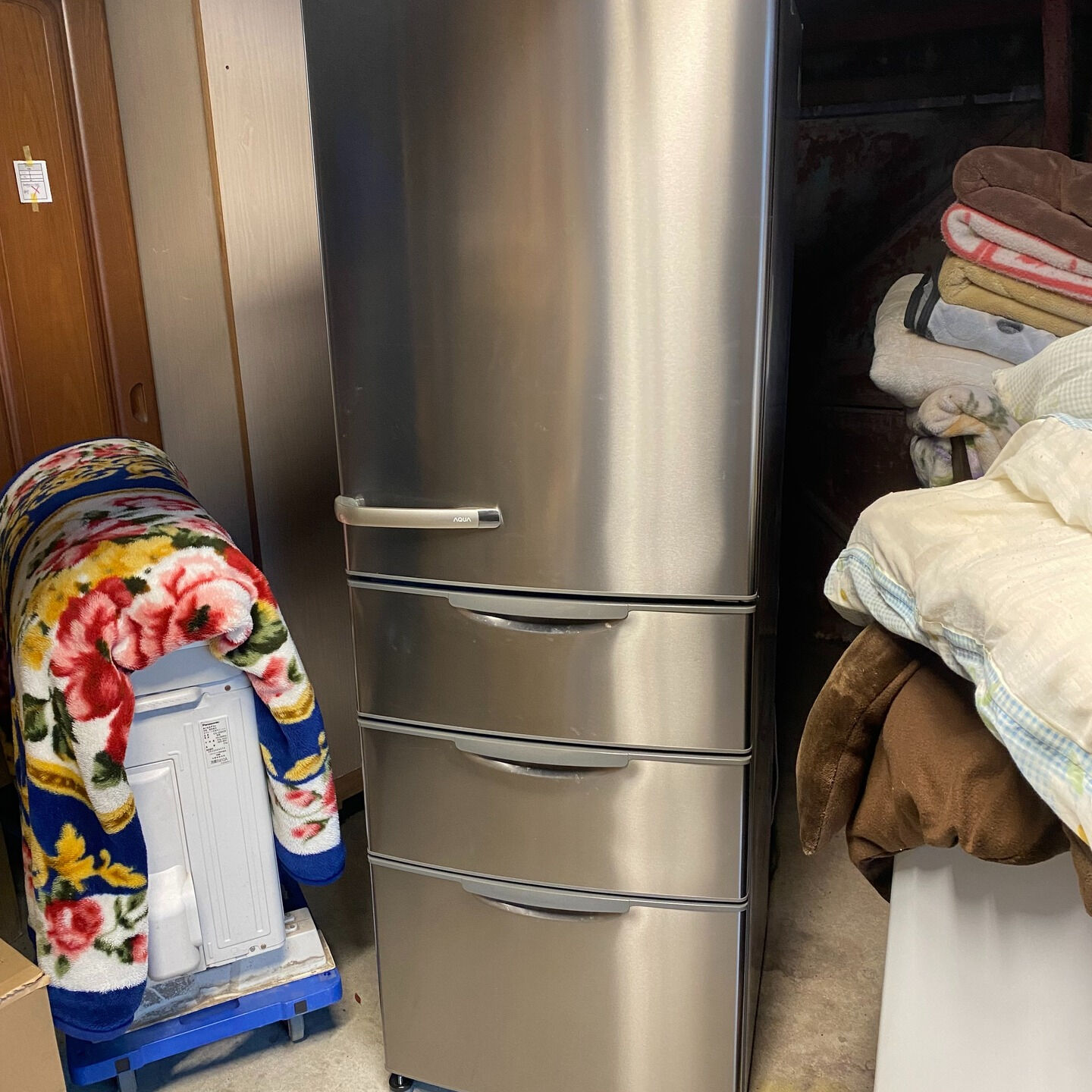 今日は江南市でファミリーにぴったりな大型冷蔵庫を買取させてい